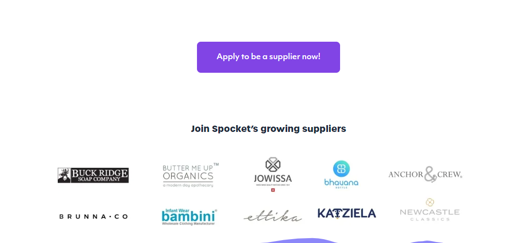 Spocket suppliers